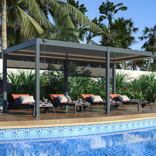 Die perfekte Erweiterung Ihres Wohnraums: Pergola an der Hauswand