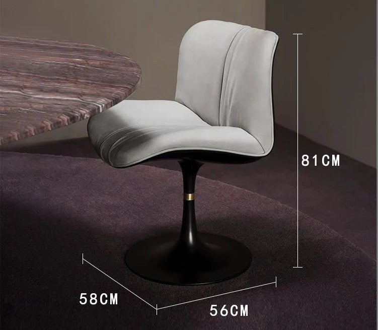 Eleganter Designer-Drehstuhl mit moderner Polsterung-letto-design.com