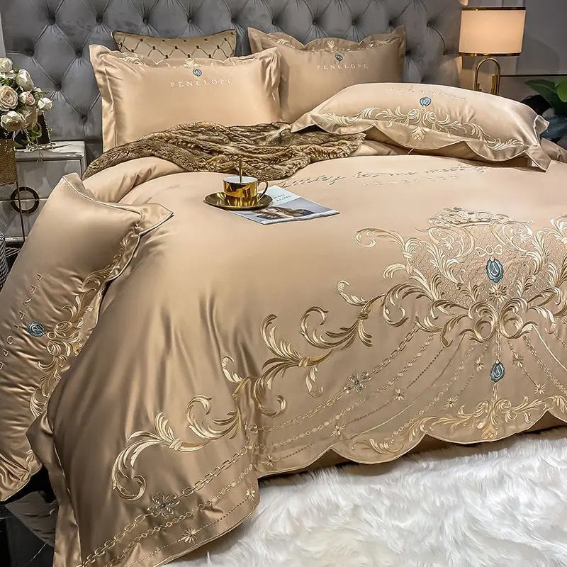 Bianco Sogno Deluxe Baumwolle-Bettwäsche-Set-letto-design.com