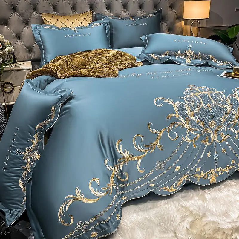 Bianco Sogno Deluxe Baumwolle-Bettwäsche-Set-letto-design.com