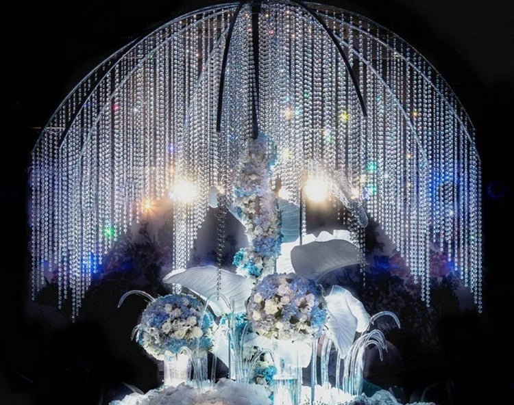"Crystallo" Prismatischer Eleganz Kristallglas-Vorhang-letto-design.com