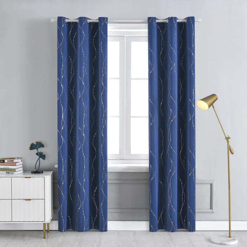 "Sombra Chic Eleganz" – Premium Verdunklungsvorhänge mit Stil-letto-design.com