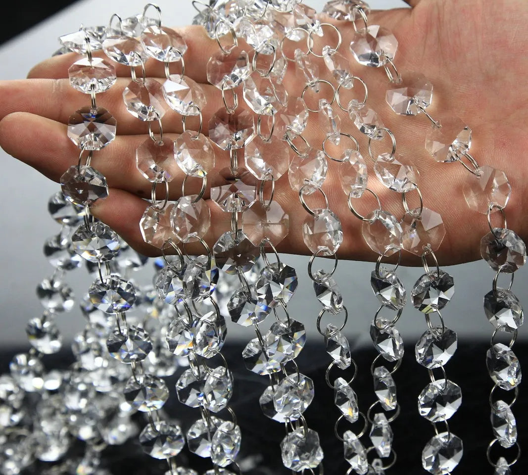 "Crystallo" Prismatischer Eleganz Kristallglas-Vorhang-letto-design.com