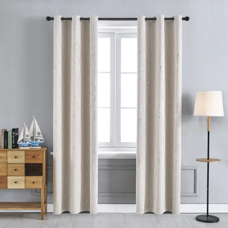 "Sombra Chic Eleganz" – Premium Verdunklungsvorhänge mit Stil-letto-design.com