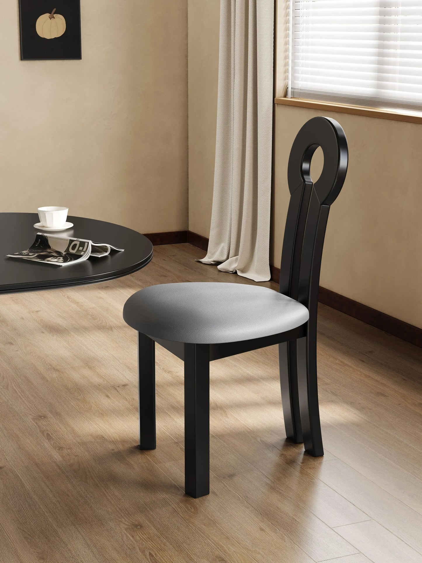 Eleganter Ringrücken-Stuhl für stilvolle Wohnräume-letto-design.com