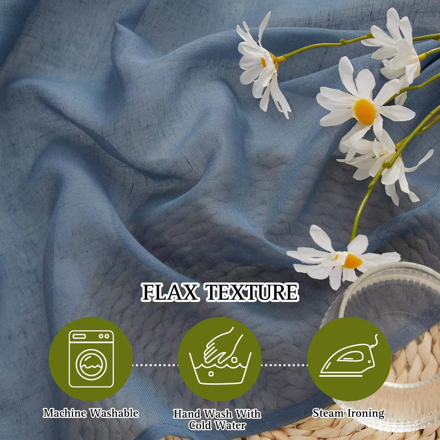 Tende Azzurra Soffio - halbdurchsichtiger Vorhang-letto-design.com