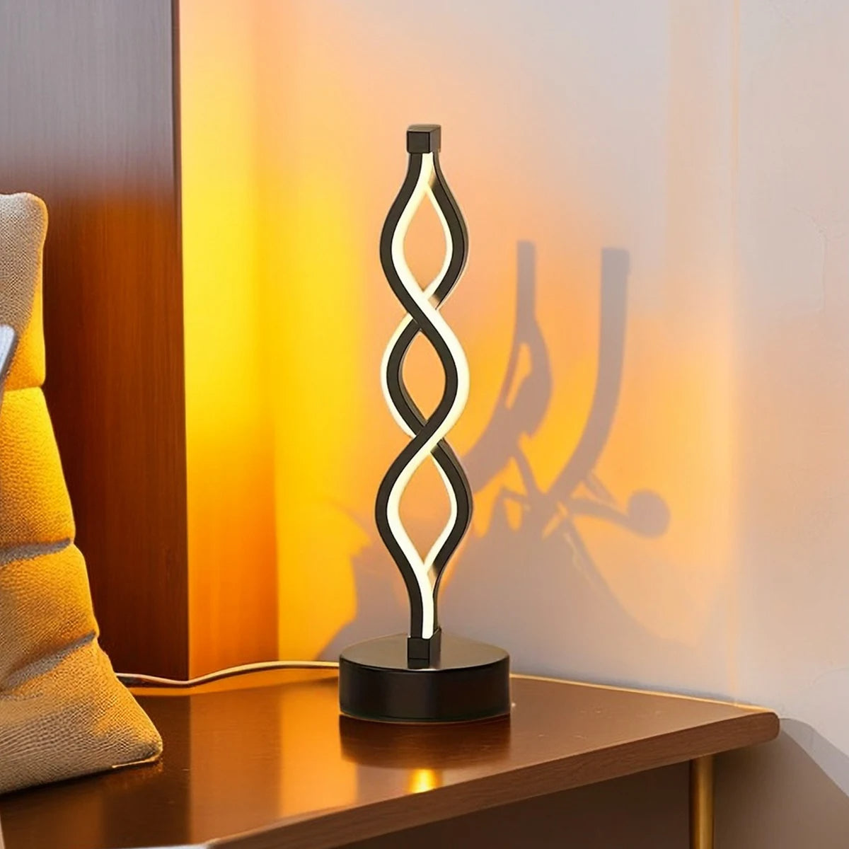 Luci di Spirale Moderna - Nachttischlampe-letto-design.com
