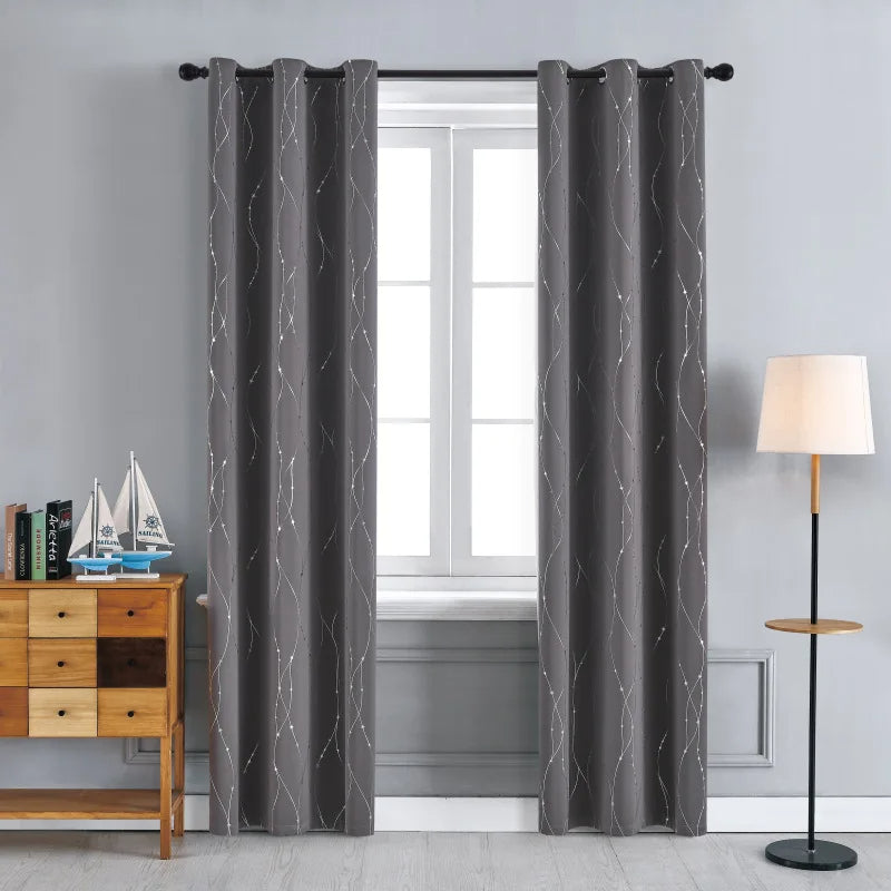 "Sombra Chic Eleganz" – Premium Verdunklungsvorhänge mit Stil-letto-design.com