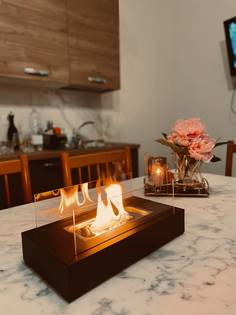 Flamma Ardente - Stilvolle Tisch-Feuerstelle-letto-design.com