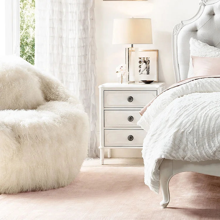 Sessel „Lusso Peloso“ – Luxuriöse Eleganz mit natürlichem Schaffell-letto-design.com