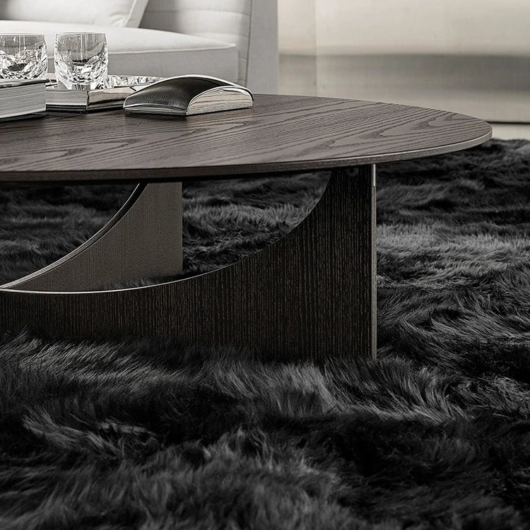 Runder Couchtisch aus Marmor „Eclat Noir“-letto-design.com