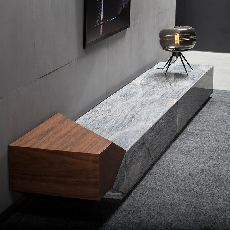 TV-Lowboard Marmo Forte – Skulpturale Eleganz für Ihr Wohnzimmer-letto-design.com