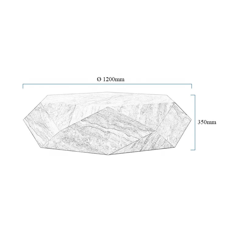 Marmor-Couchtisch "Prismato"-letto-design.com