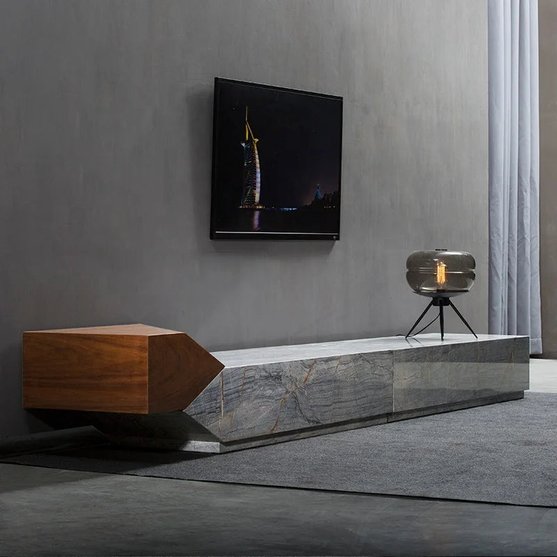 TV-Lowboard Marmo Forte – Skulpturale Eleganz für Ihr Wohnzimmer-letto-design.com