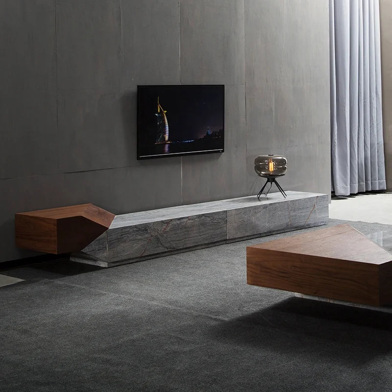 TV-Lowboard Marmo Forte – Skulpturale Eleganz für Ihr Wohnzimmer-letto-design.com