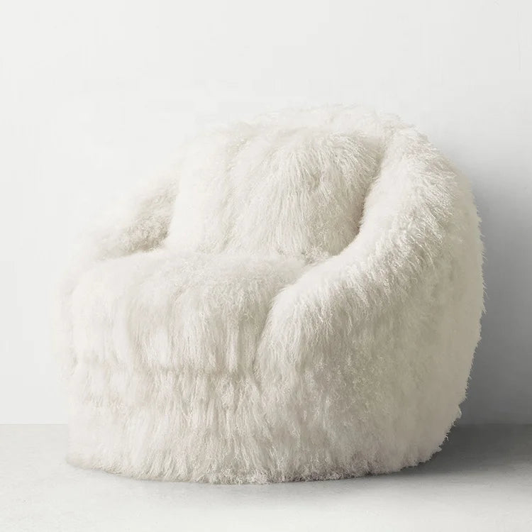 Sessel „Lusso Peloso“ – Luxuriöse Eleganz mit natürlichem Schaffell-letto-design.com