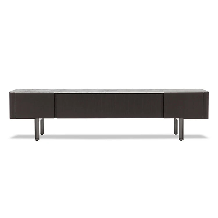 TV-Lowboard Eleganza Nero – Zeitloses Design mit edlem Marmo-letto-design.com