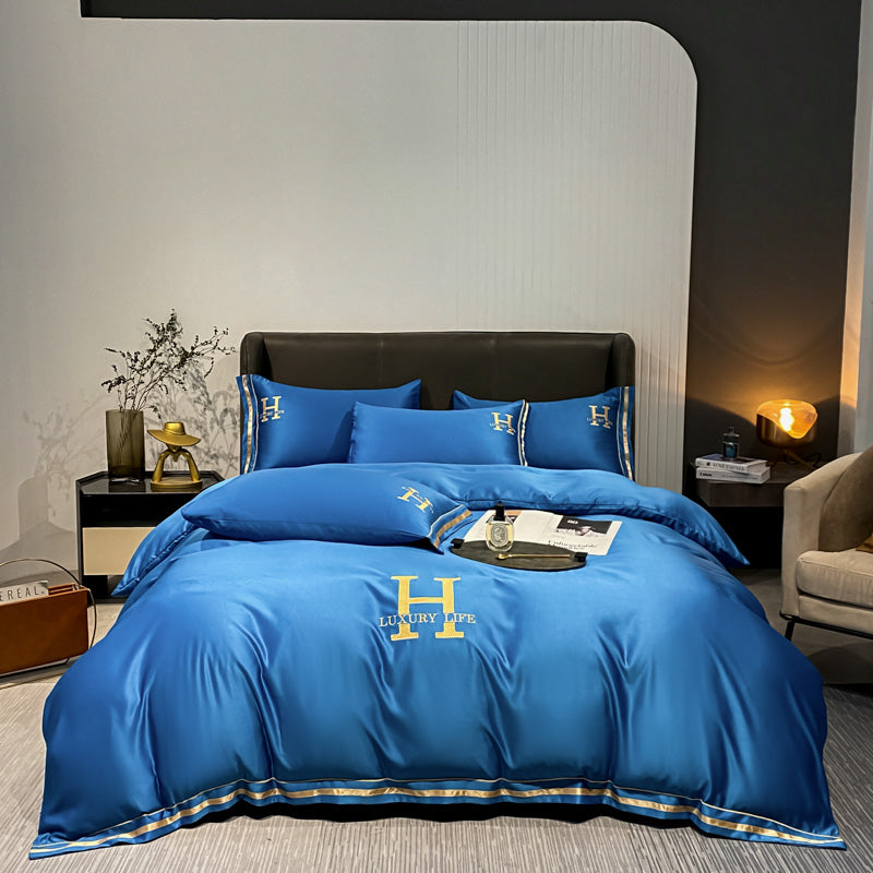 Sogno di Mezzanotte: 4-Teiliges Bettwäsche-Set-letto-design.com