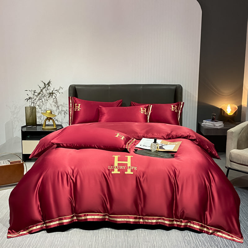 Sogno di Mezzanotte: 4-Teiliges Bettwäsche-Set-letto-design.com
