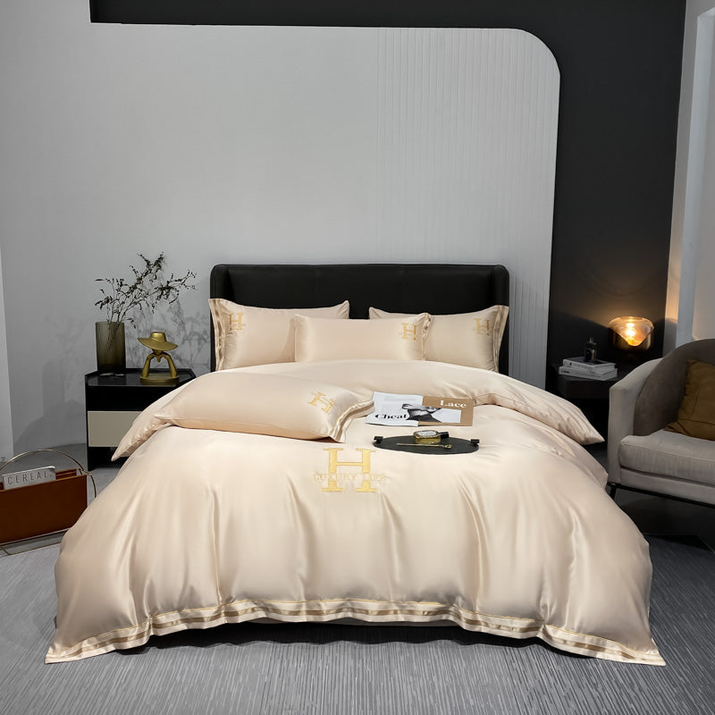 Sogno di Mezzanotte: 4-Teiliges Bettwäsche-Set-letto-design.com