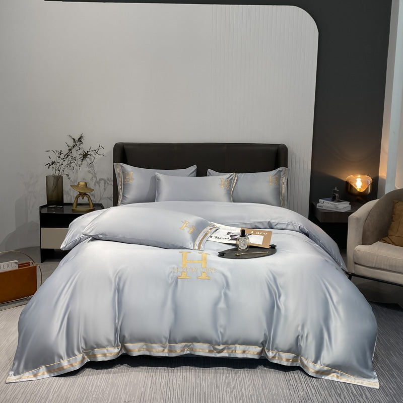 Sogno di Mezzanotte: 4-Teiliges Bettwäsche-Set-letto-design.com