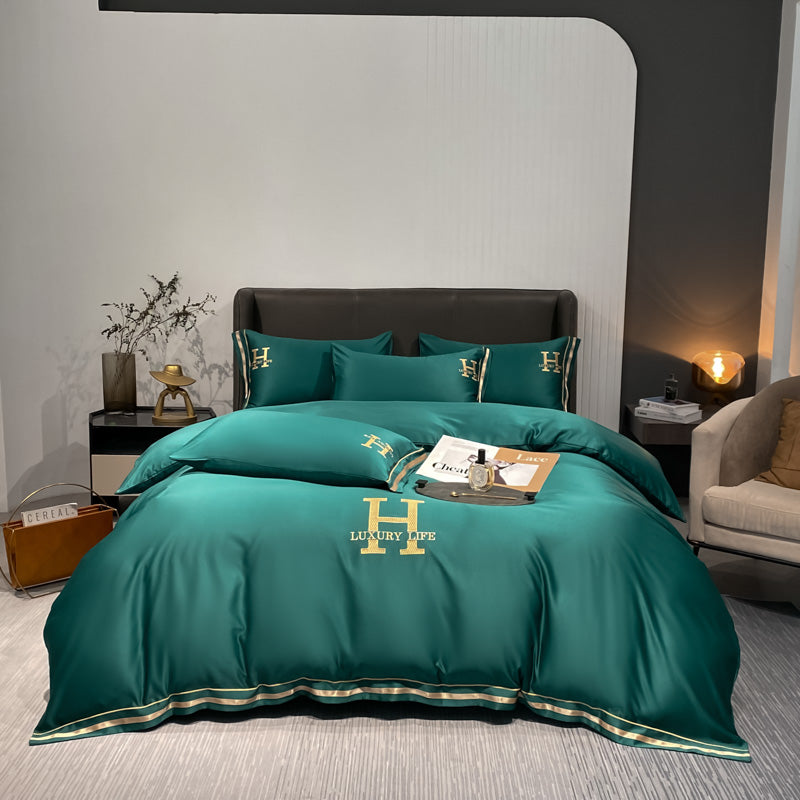 Sogno di Mezzanotte: 4-Teiliges Bettwäsche-Set-letto-design.com