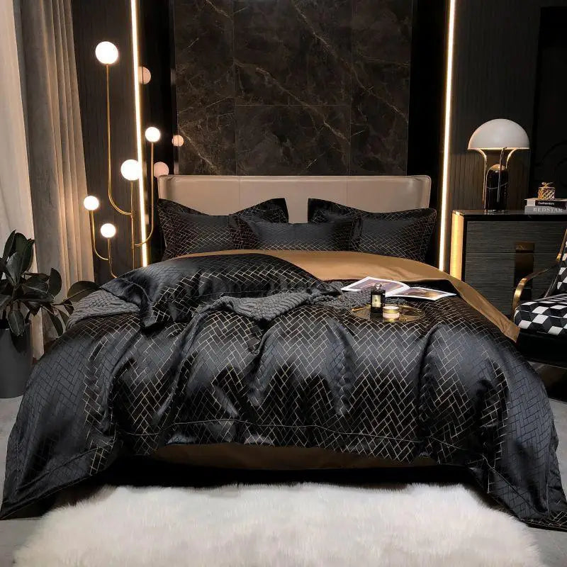 Lusso Elegante - Bettwäsche Set aus Baumwollsatin - Ägyptische Baumwolle-letto-design.com