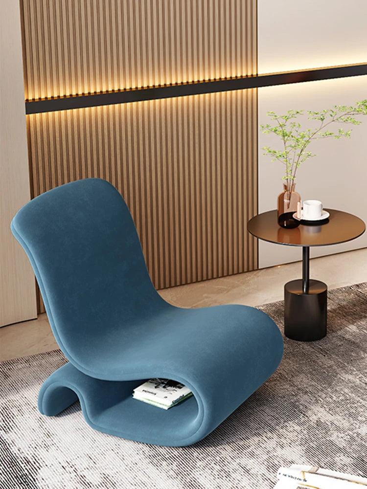 Moderner Schwungstuhl „Wave Lounge“-letto-design.com