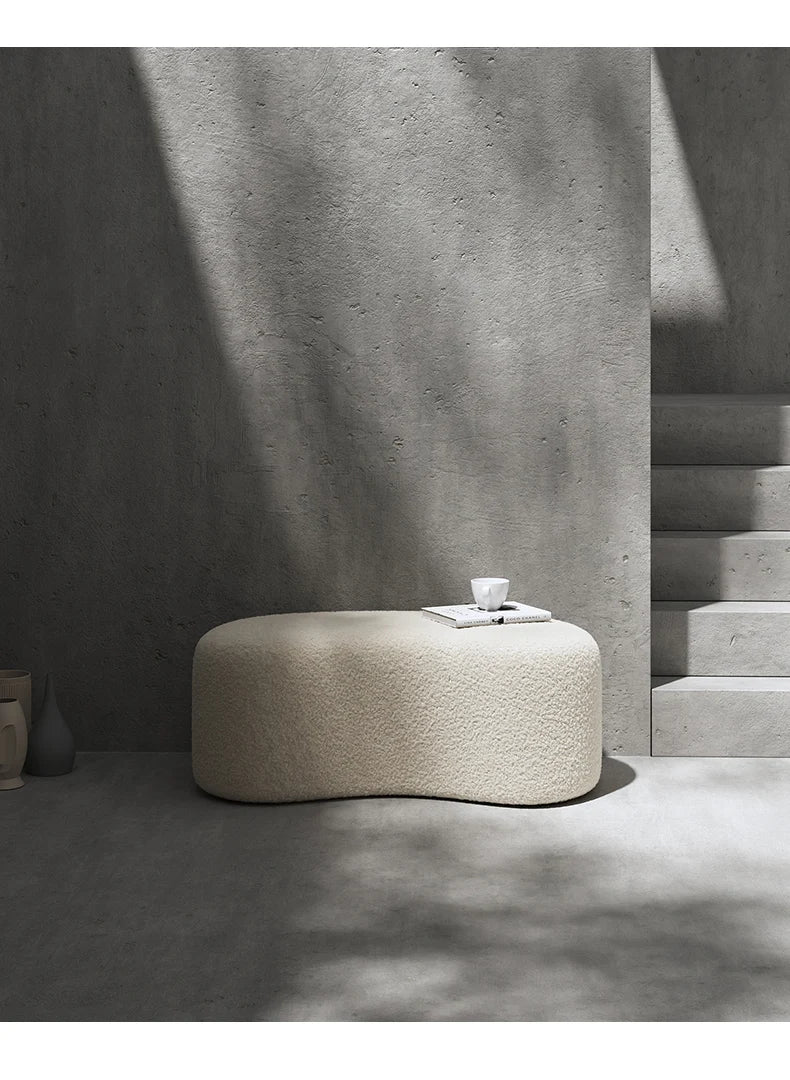 Moderner Bouclé-Sitzhocker – Eleganz und Komfort in Einem-letto-design.com