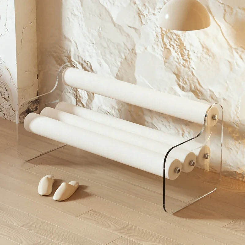 Minimalistische Acryl-Schuhbank – Design trifft Funktion-letto-design.com