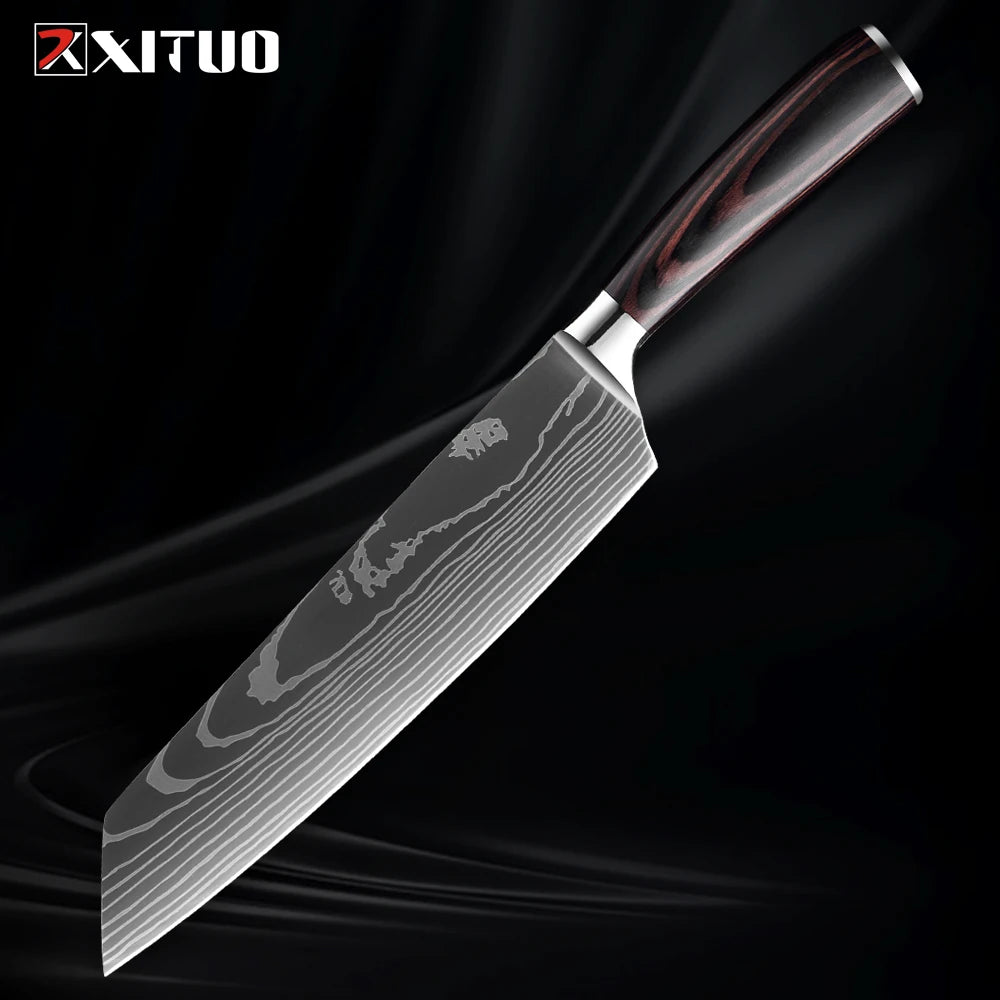 Premium XITUO Küchenmesserset – "Set di Coltelli Cucina Eleganza"-letto-design.com