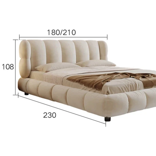 Komfortables Polsterbett mit luxuriösem Design-letto-design.com