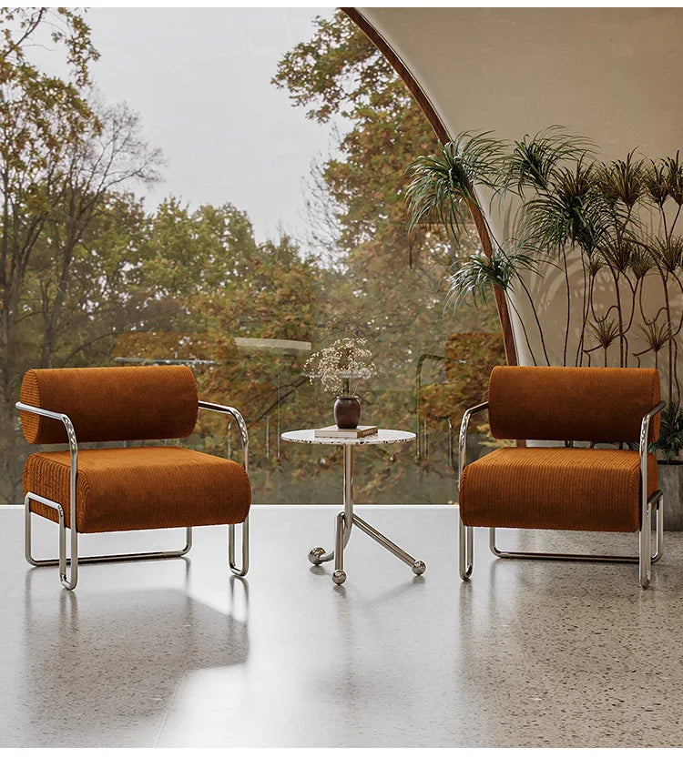Moderner Loungesessel „Steel Comfort“-letto-design.com