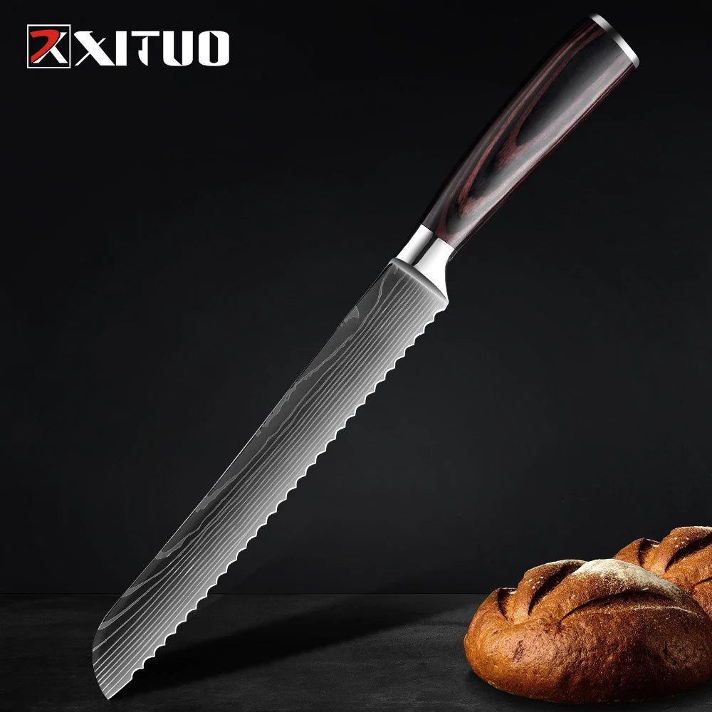 Premium XITUO Küchenmesserset – "Set di Coltelli Cucina Eleganza"-letto-design.com