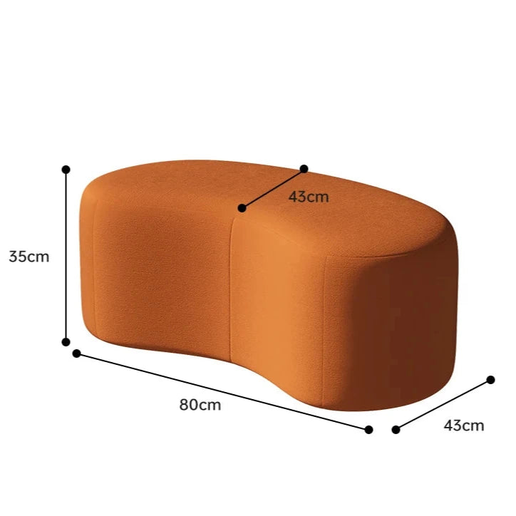 Moderner Bouclé-Sitzhocker – Eleganz und Komfort in Einem-letto-design.com