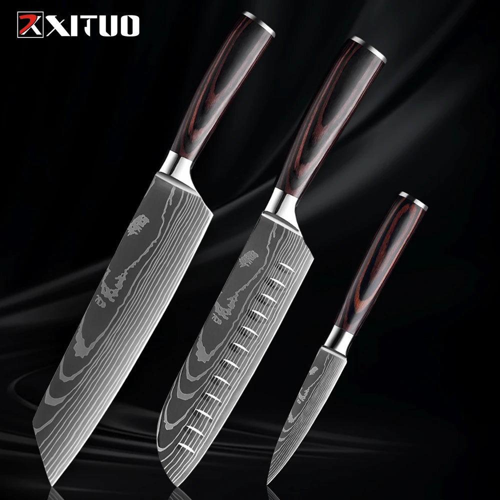 Premium XITUO Küchenmesserset – "Set di Coltelli Cucina Eleganza"-letto-design.com