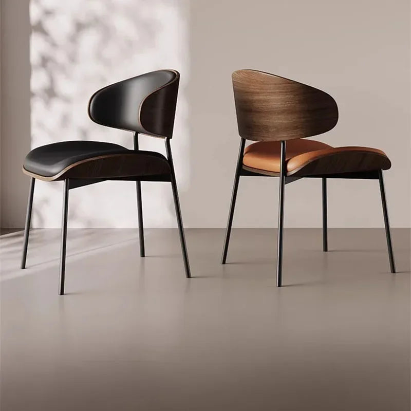 Eleganter Designstuhl aus Holz und Kunstleder – Komfort und Stil vereint-letto-design.com