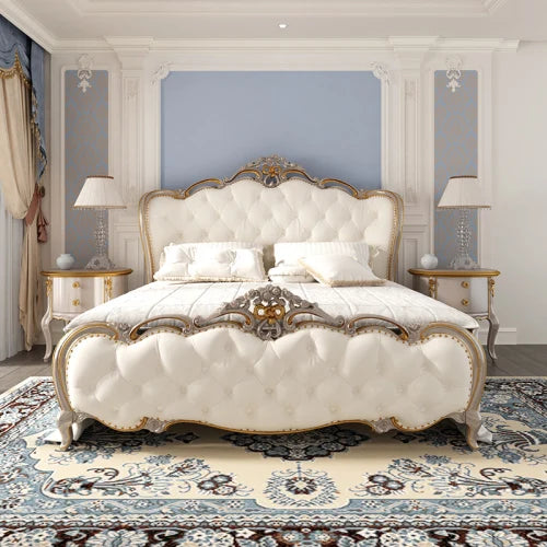 Kaiserliches Luxus-Bett "Majestät" aus edlem Massivholz-letto-design.com