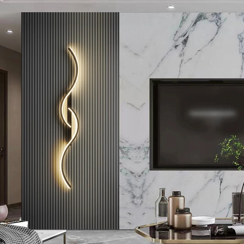 Moderne LED-Wandleuchte mit Aluminiumkörper-letto-design.com