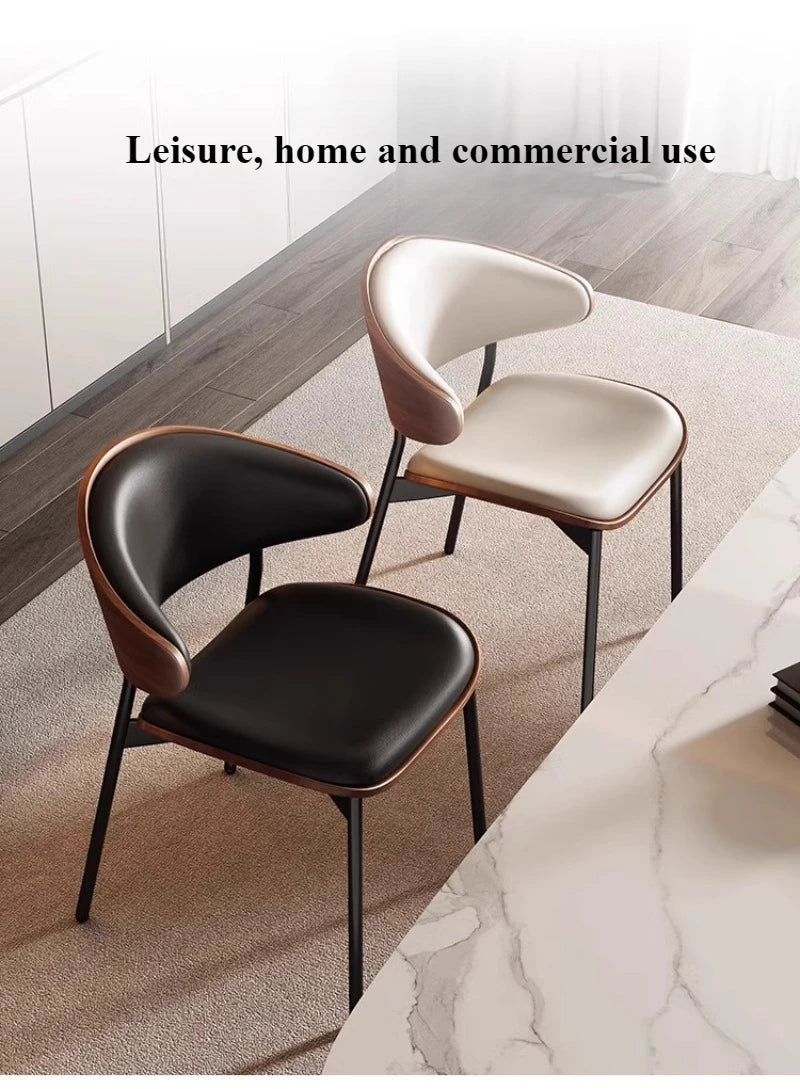 Eleganter Designstuhl aus Holz und Kunstleder – Komfort und Stil vereint-letto-design.com