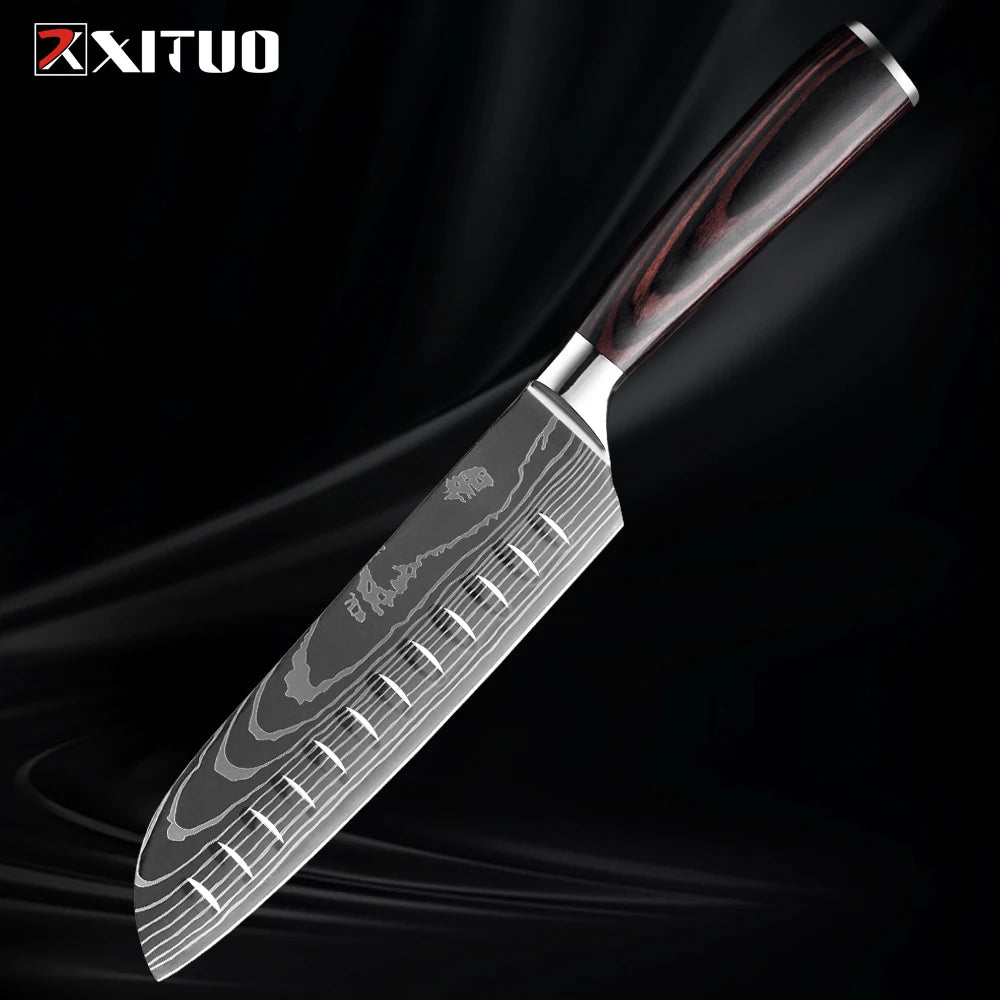 Premium XITUO Küchenmesserset – "Set di Coltelli Cucina Eleganza"-letto-design.com