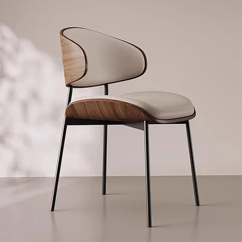 Eleganter Designstuhl aus Holz und Kunstleder – Komfort und Stil vereint-letto-design.com