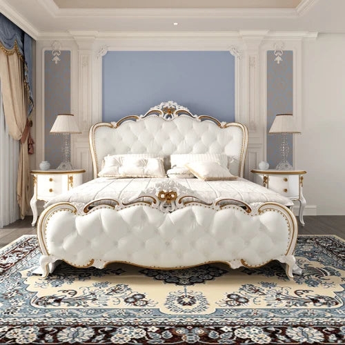 Kaiserliches Luxus-Bett "Majestät" aus edlem Massivholz-letto-design.com