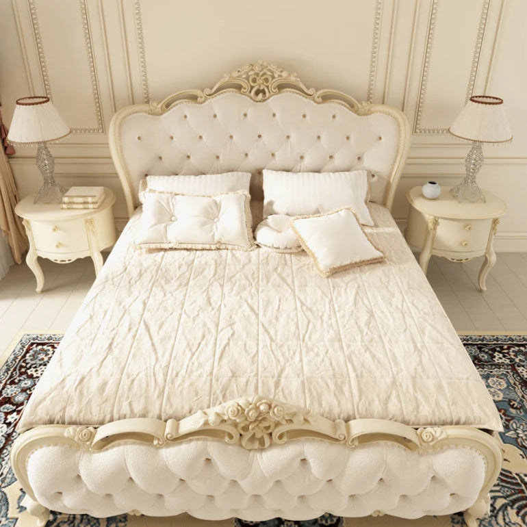 Kaiserliches Luxus-Bett "Majestät" aus edlem Massivholz-letto-design.com