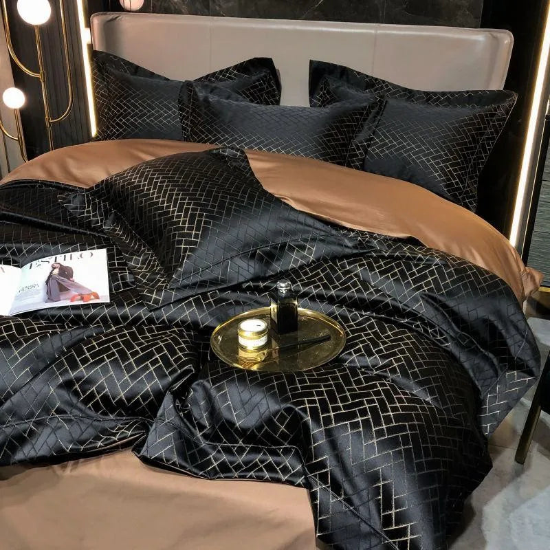 Lusso Elegante - Bettwäsche Set aus Baumwollsatin - Ägyptische Baumwolle-letto-design.com