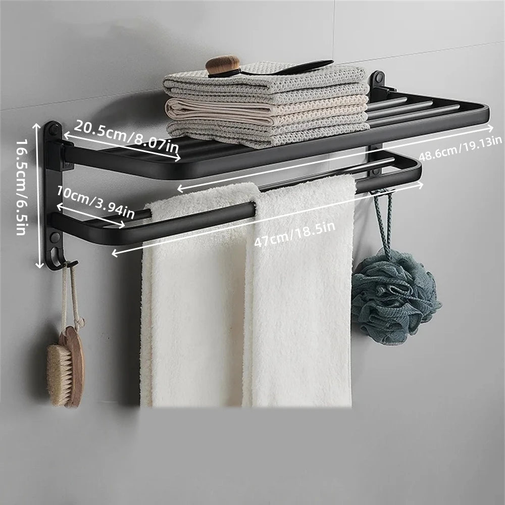 Scaffale Asciugamano Montato a Parete - Bad Organisation-letto-design.com