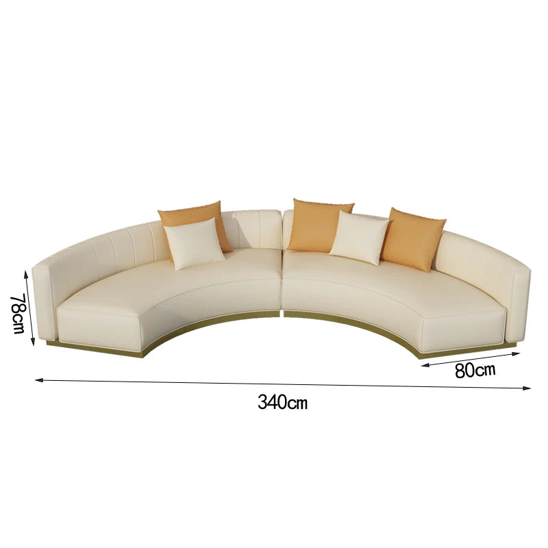 Exklusives Halbkreis-Sofa „Luna Curve“ – Eleganz trifft Komfort-letto-design.com