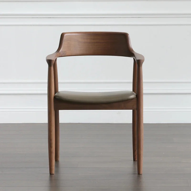 Designer-Esszimmerstuhl aus Walnussholz-letto-design.com