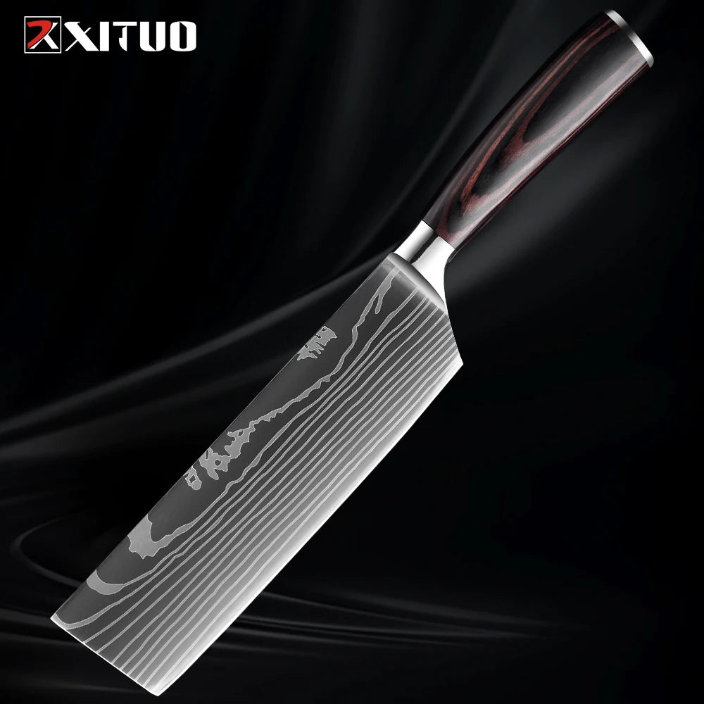 Premium XITUO Küchenmesserset – "Set di Coltelli Cucina Eleganza"-letto-design.com