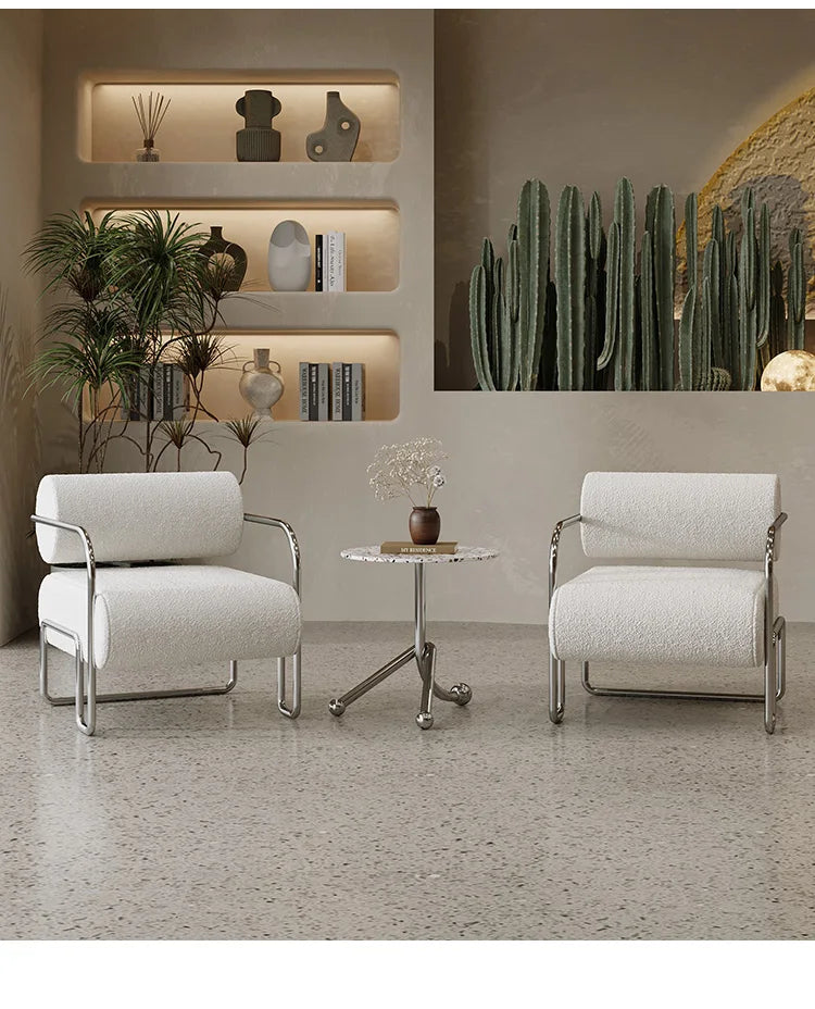 Moderner Loungesessel „Steel Comfort“-letto-design.com